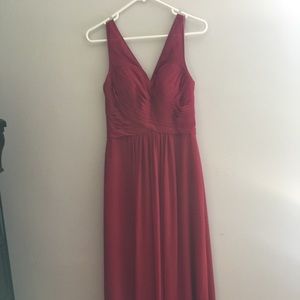 Burgundy Dress